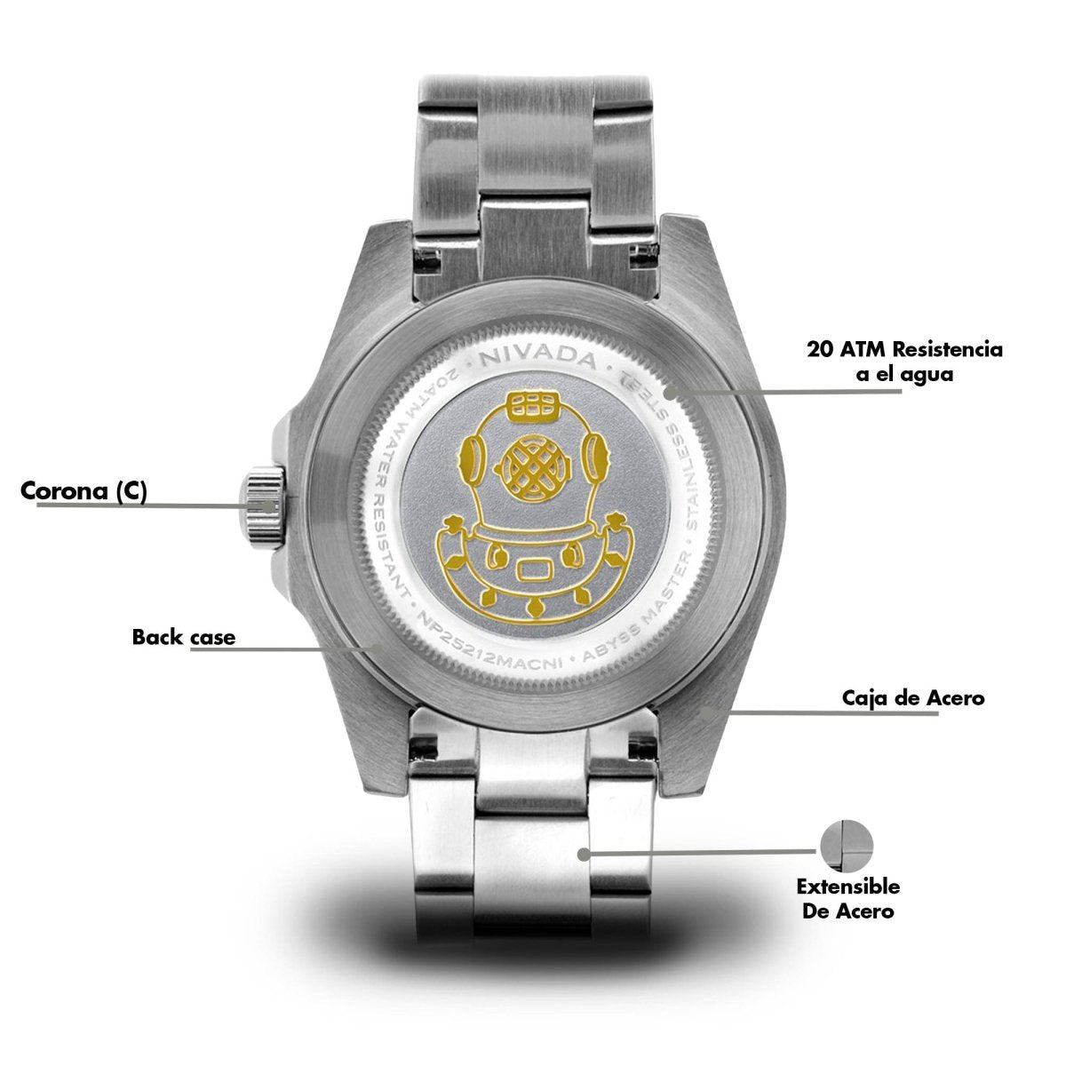 Reloj Abyss Master 102 Caballero - Reloj Nivada Swiss