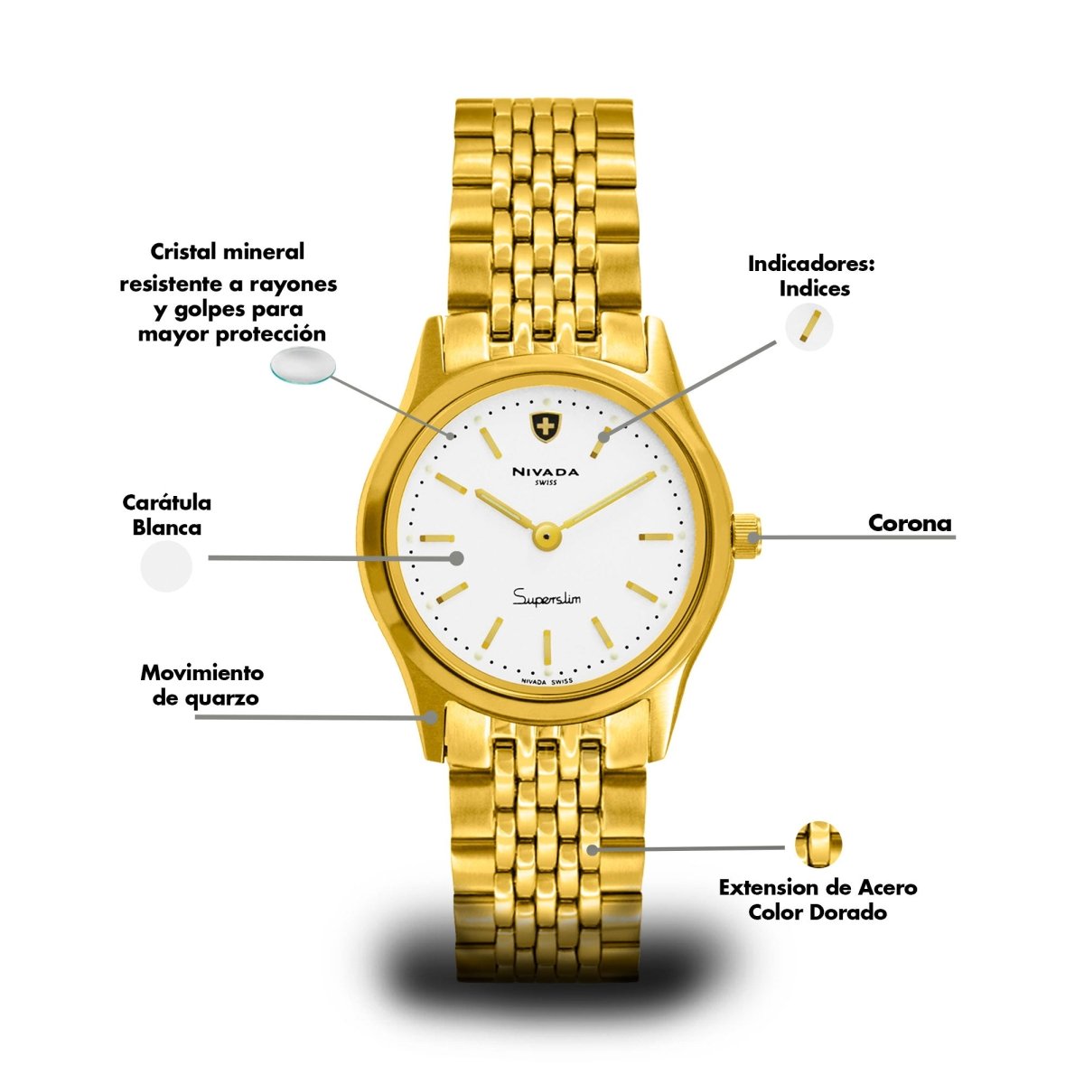 Reloj Concert 103 Dama - Reloj Nivada Swiss