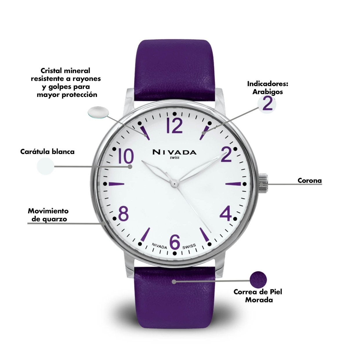 Reloj Corporate 104 Caballero - Reloj Nivada Swiss