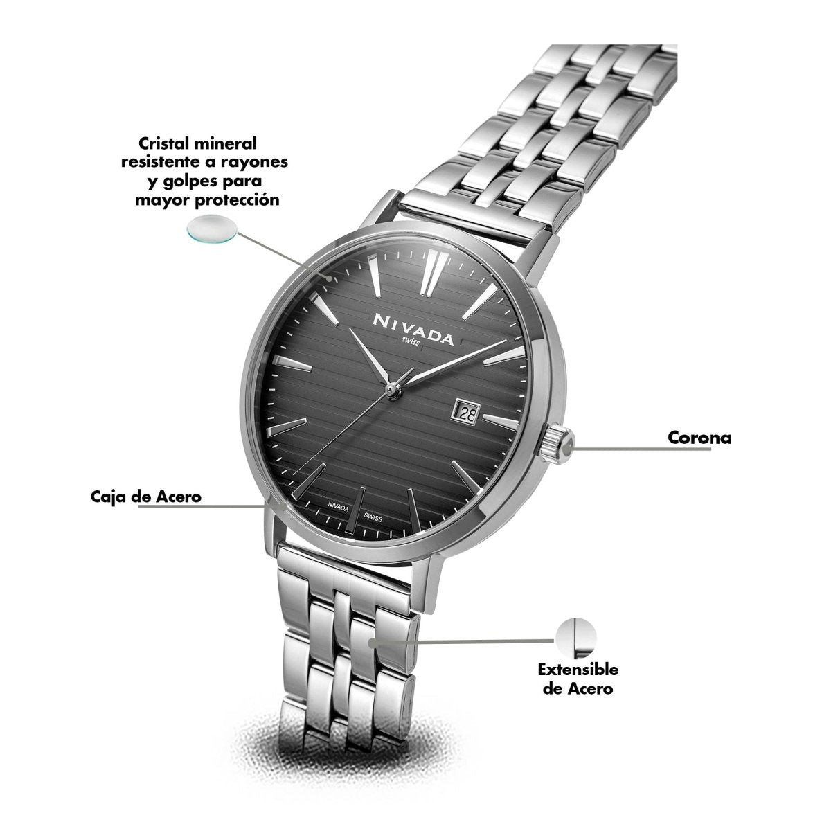 Reloj Corporate 136 Caballero - Reloj Nivada Swiss