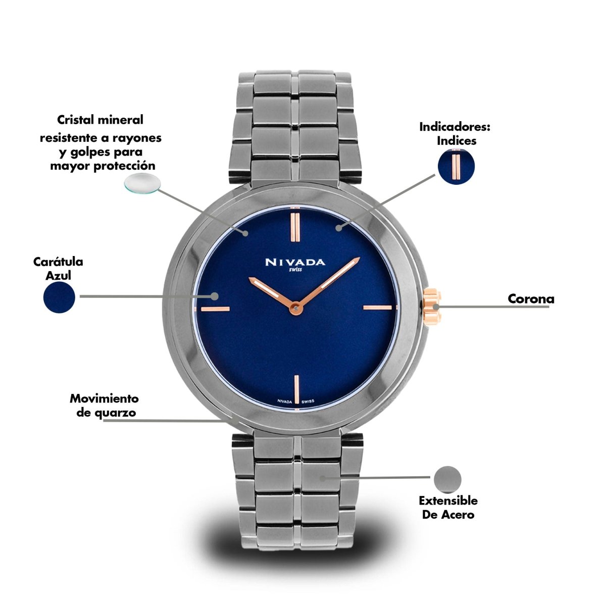Reloj Corporate 140 Dama - Reloj Nivada Swiss
