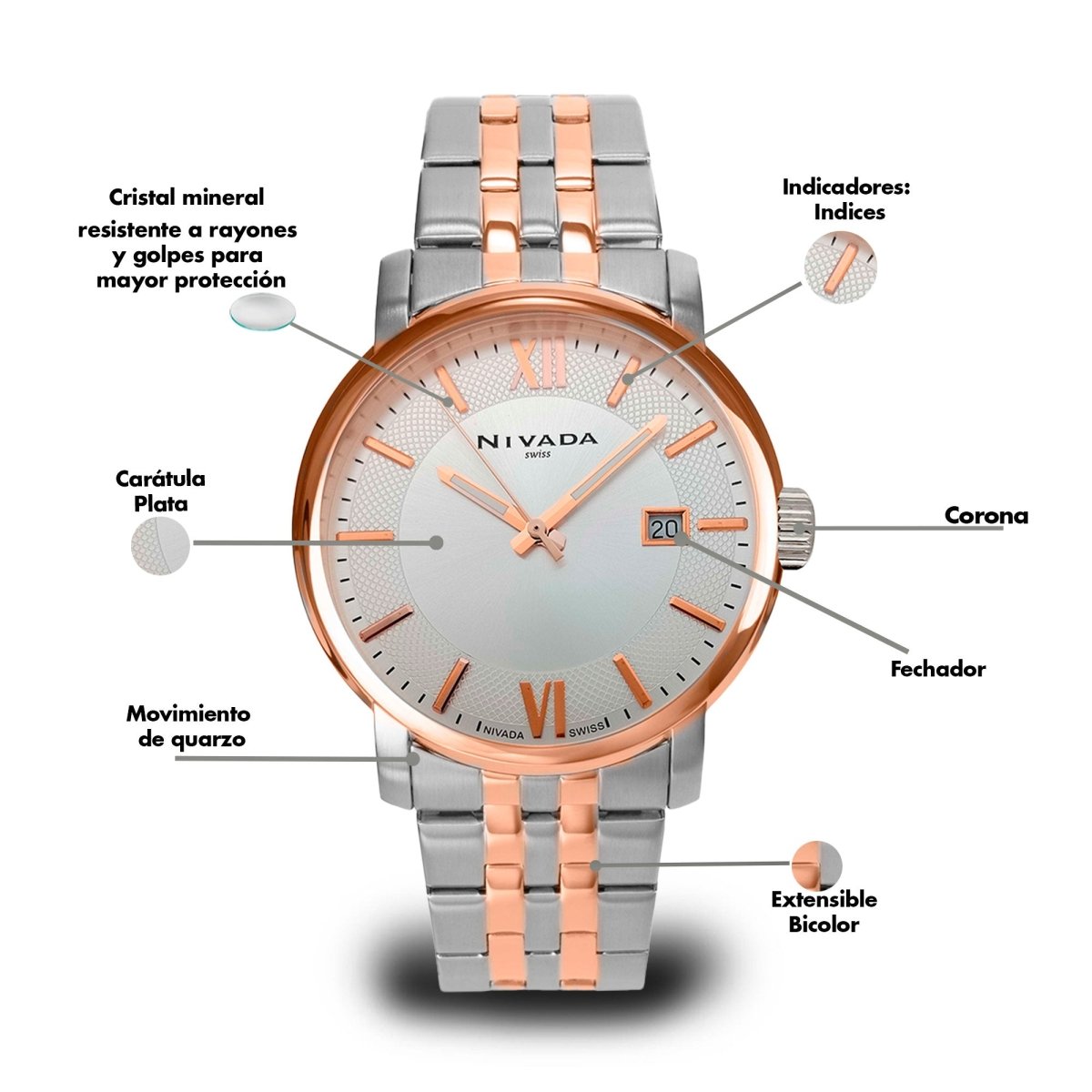 Reloj Corporate 148 Caballero - Reloj Nivada Swiss