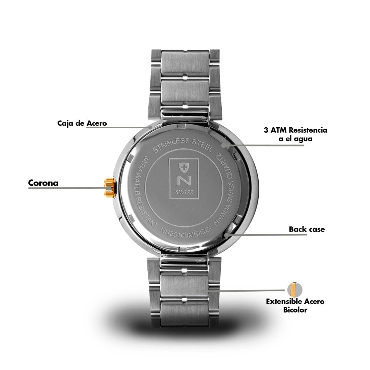 Reloj Corporate 150 Caballero - Reloj Nivada Swiss