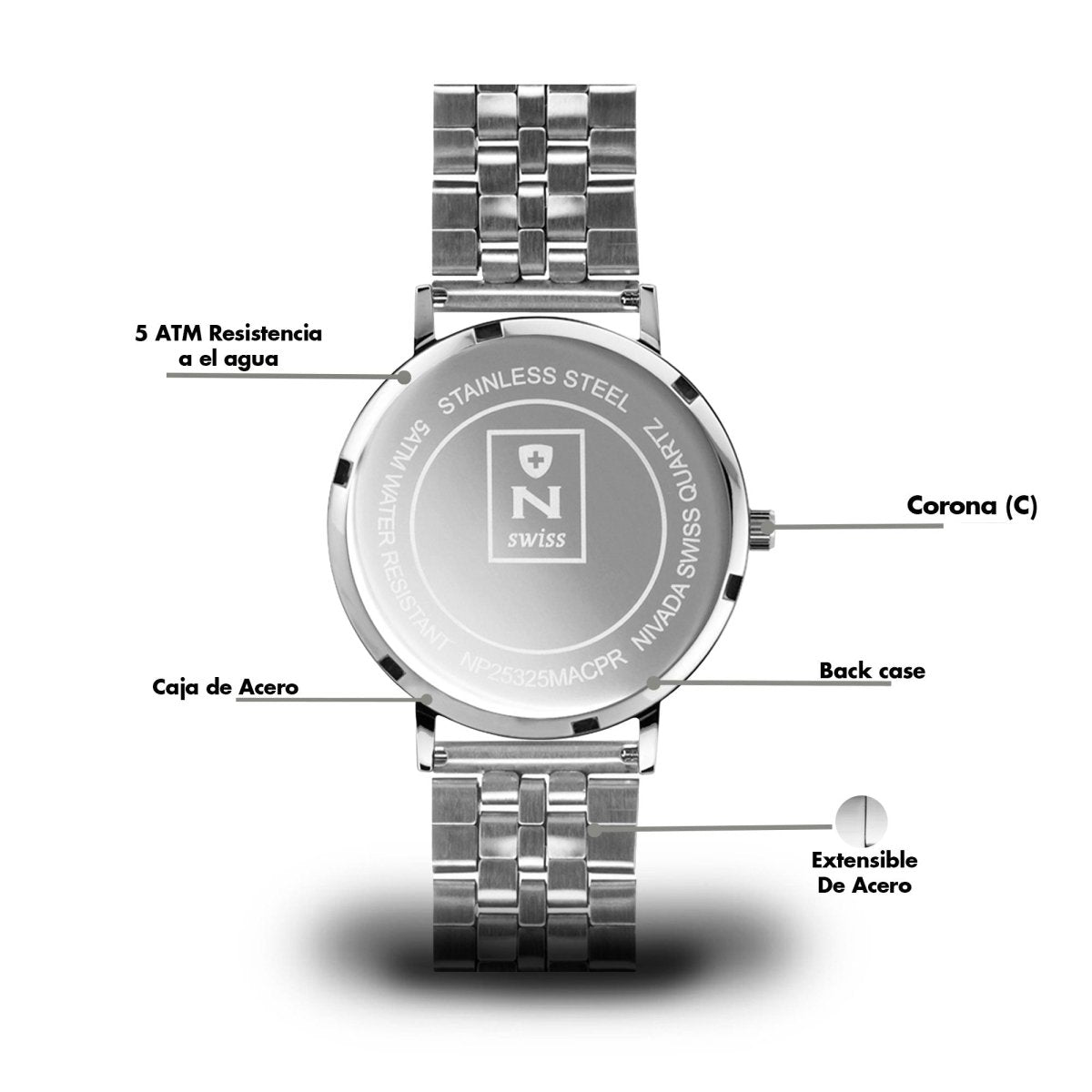 Reloj Corporate 163 Caballero - Reloj Nivada Swiss
