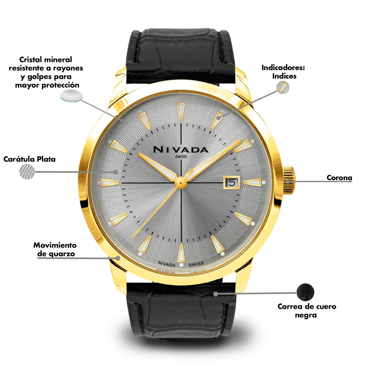 Reloj Corporate 221 Caballero - Reloj Nivada Swiss
