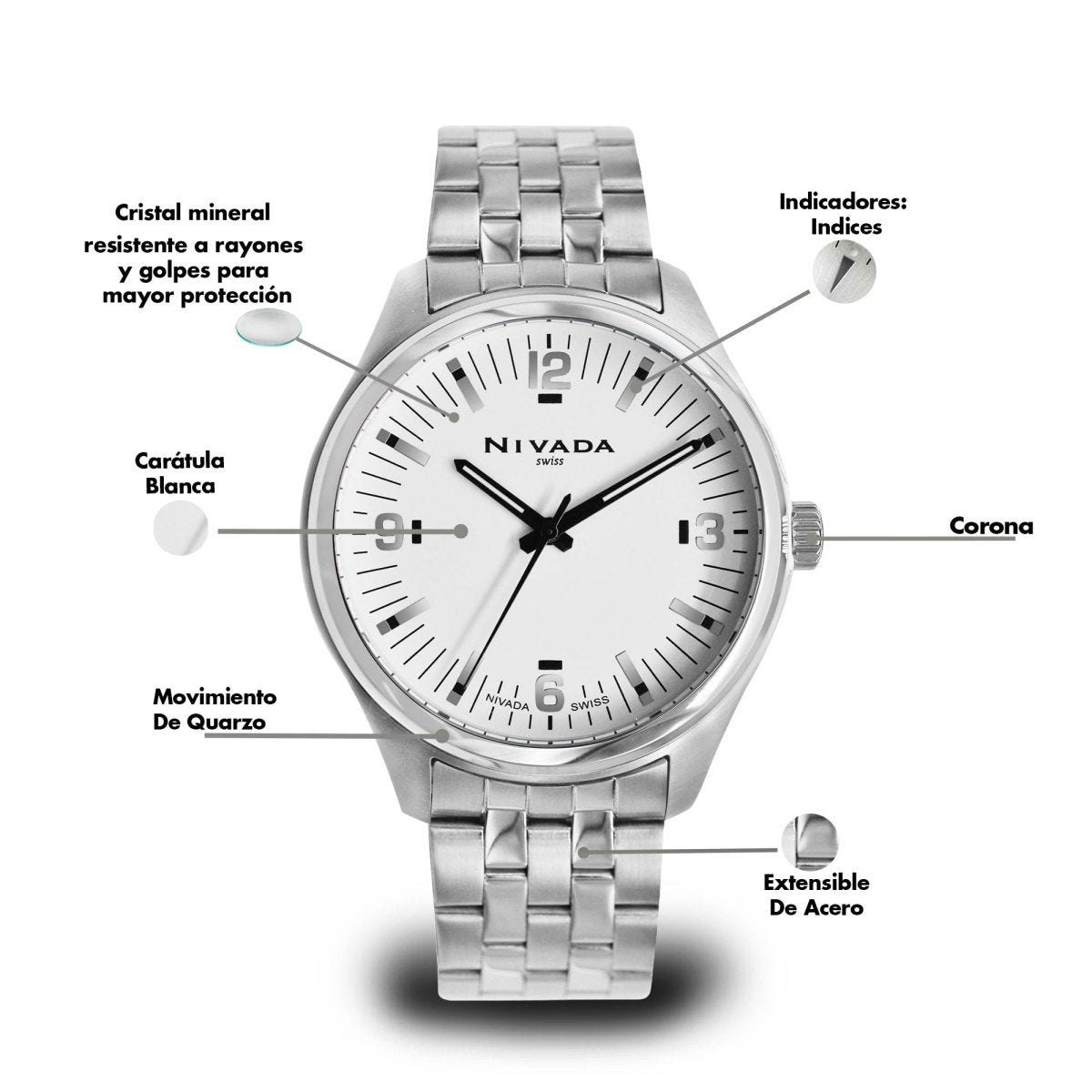Reloj Corporate 264 Caballero - Reloj Nivada Swiss