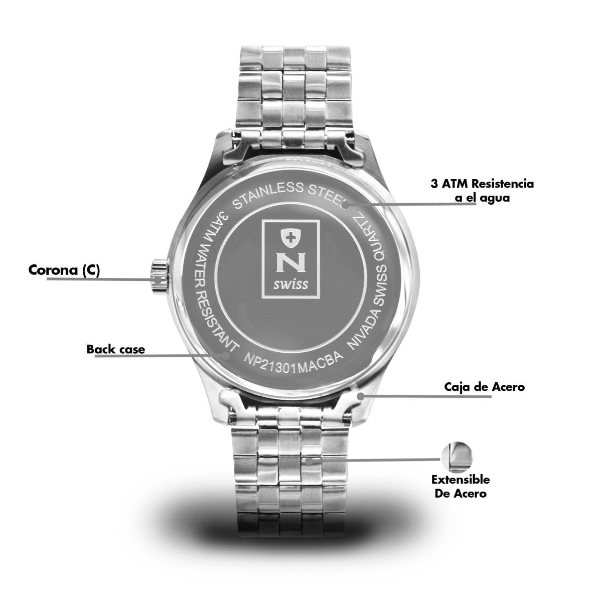 Reloj Corporate 264 Caballero - Reloj Nivada Swiss
