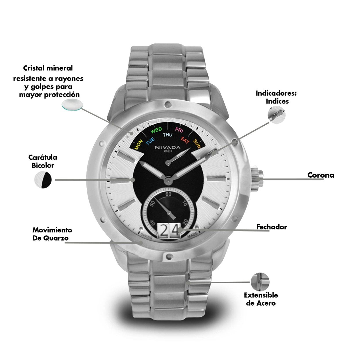 Reloj Diplomat 102 Caballero - Reloj Nivada Swiss