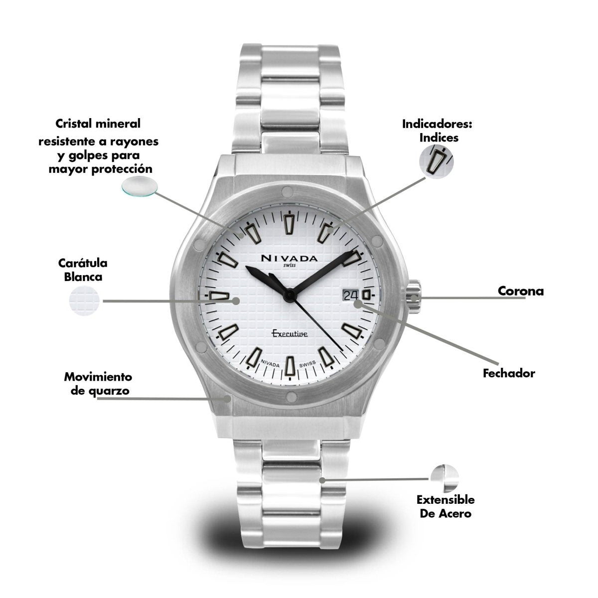 Reloj Executive 105 Dama - Reloj Nivada Swiss
