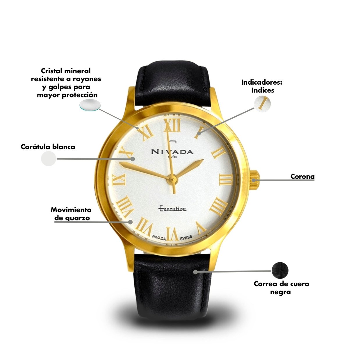 Reloj Executive 122 Dama - Reloj Nivada Swiss