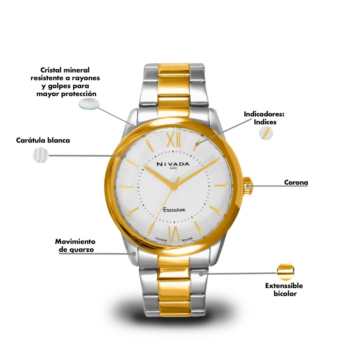 Reloj Executive 131 Dama - Reloj Nivada Swiss