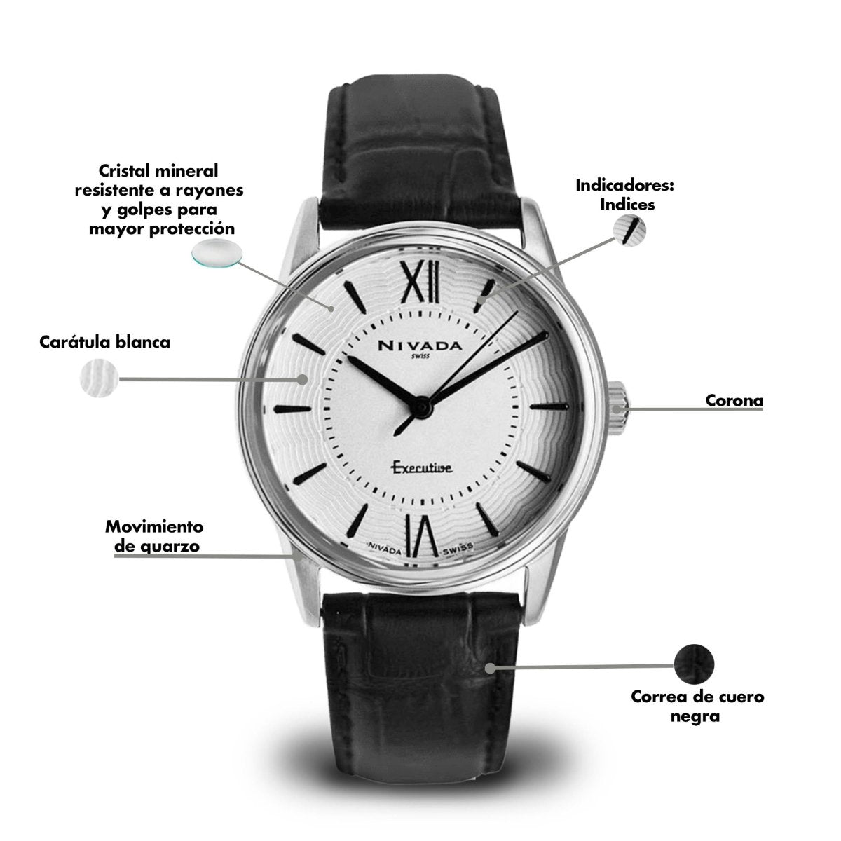 Reloj Executive 132 Dama - Reloj Nivada Swiss