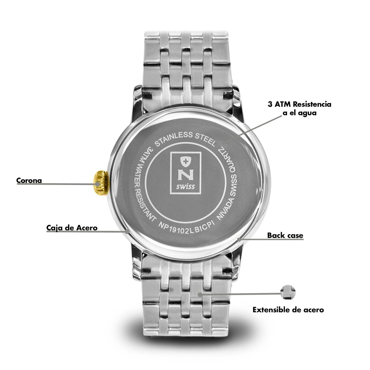 Reloj Executive 143 Dama - Reloj Nivada Swiss