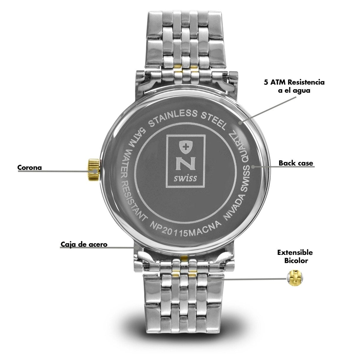Reloj Executive 155 Caballero - Reloj Nivada Swiss