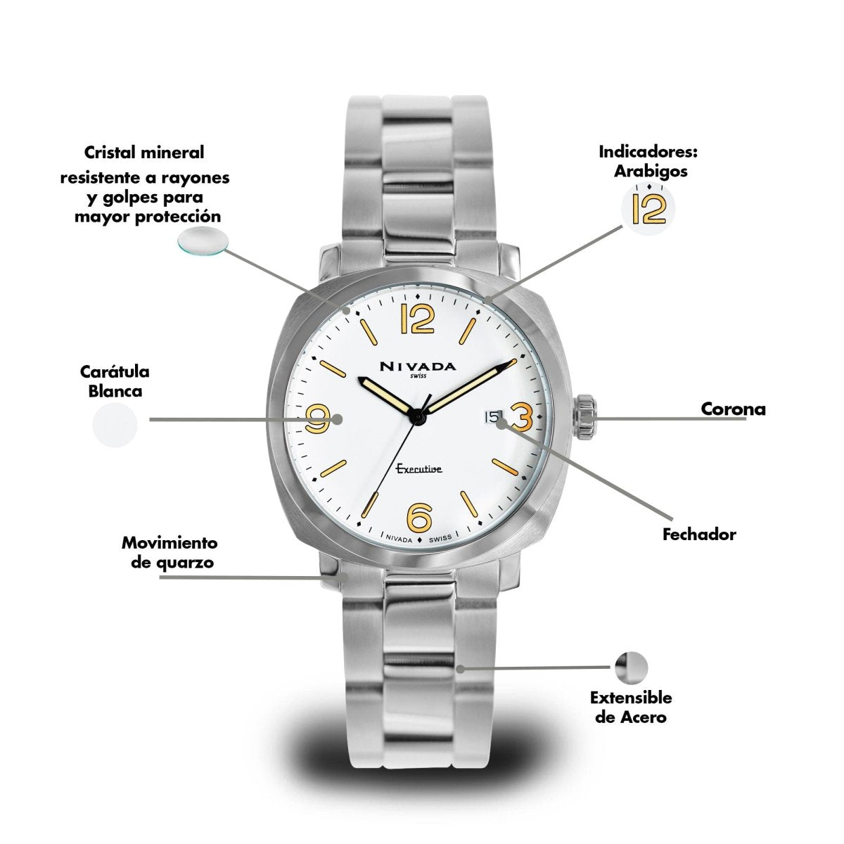 Reloj Executive 167 Dama - Reloj Nivada Swiss