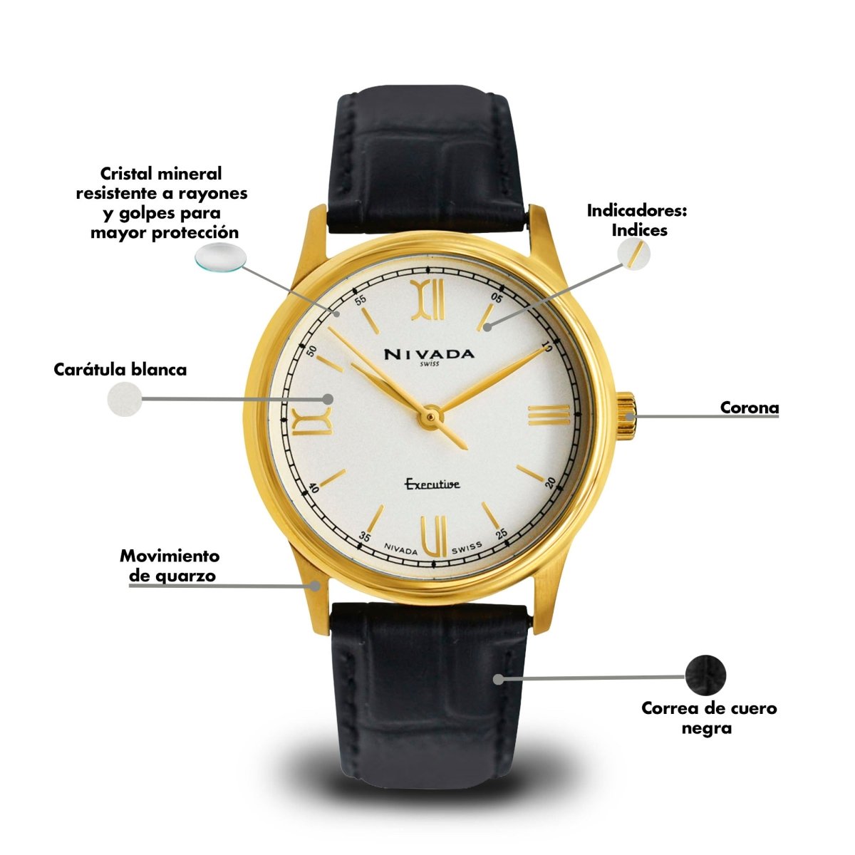 Reloj Executive 246 Dama - Reloj Nivada Swiss