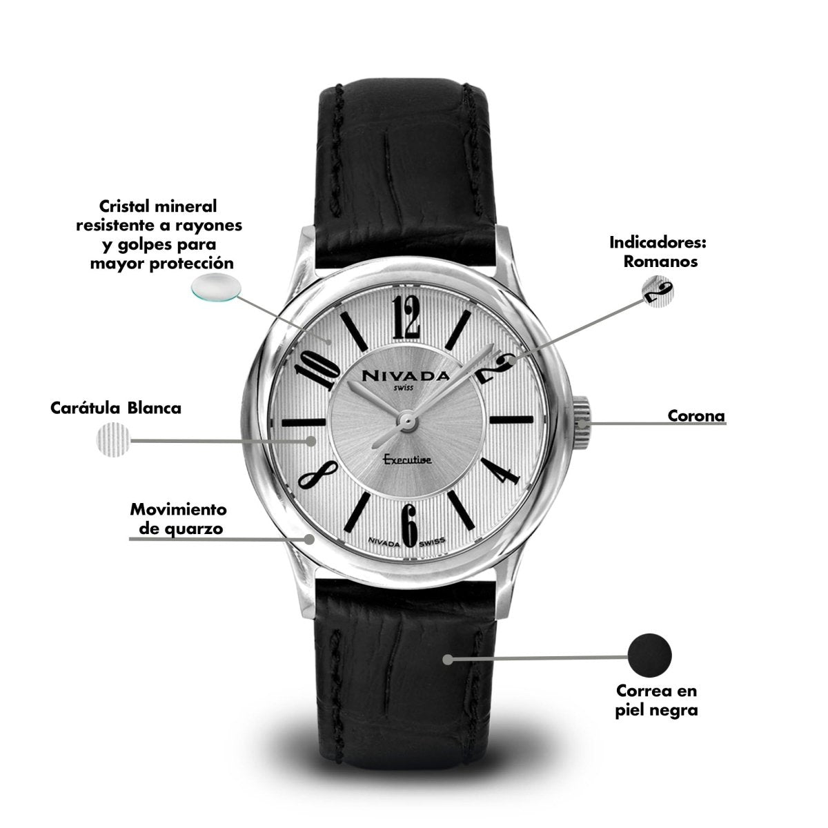 Reloj Executive 264 Dama - Reloj Nivada Swiss