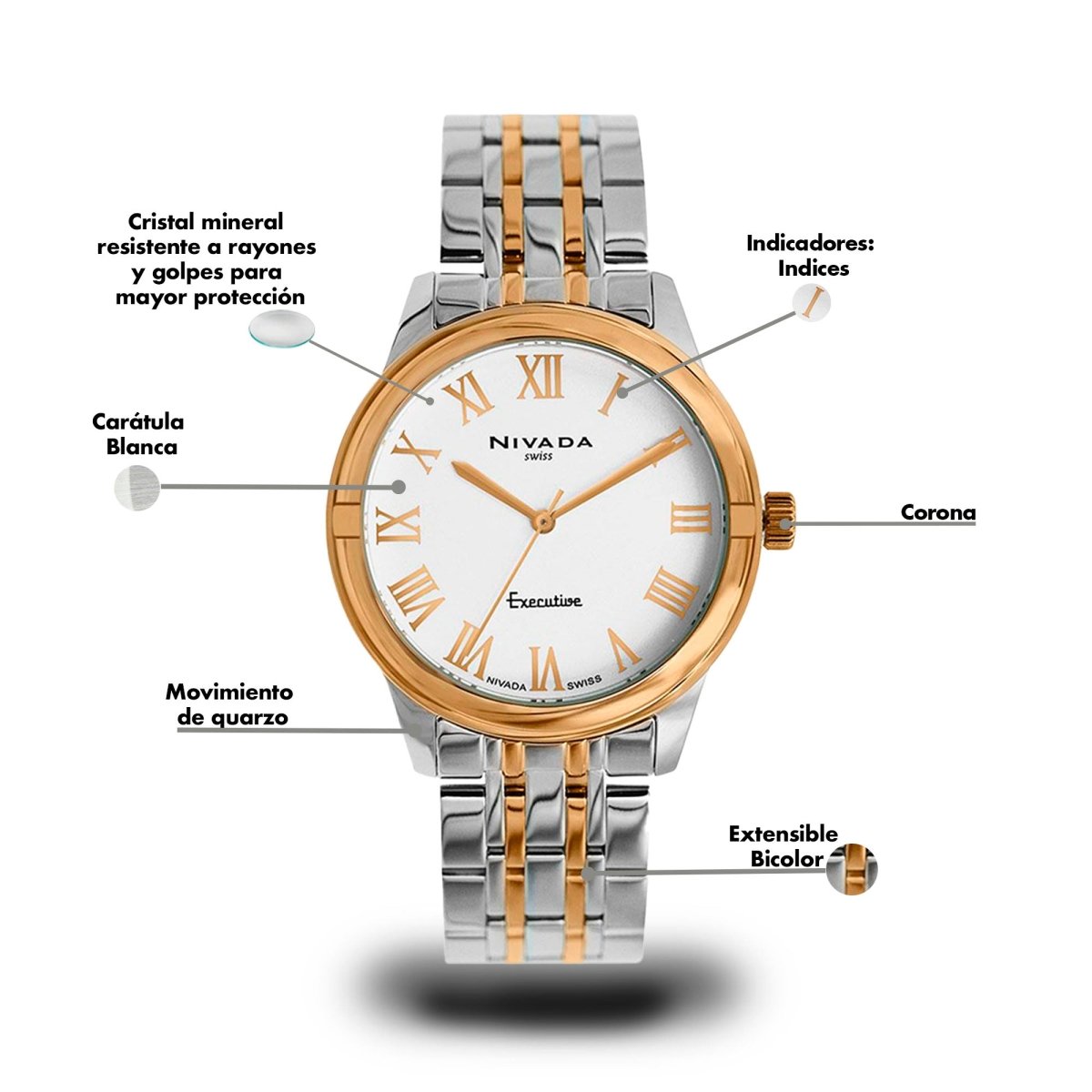 Reloj Executive 267 Dama - Reloj Nivada Swiss