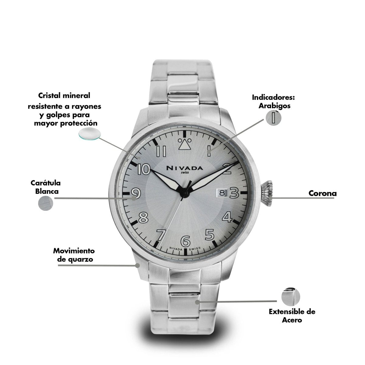 Reloj Executive 274 Caballero - Reloj Nivada Swiss