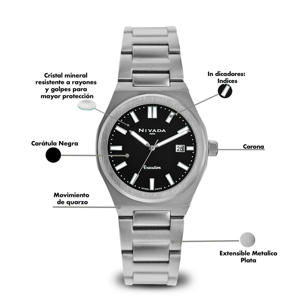 Reloj Executive 297 Dama - Reloj Nivada Swiss