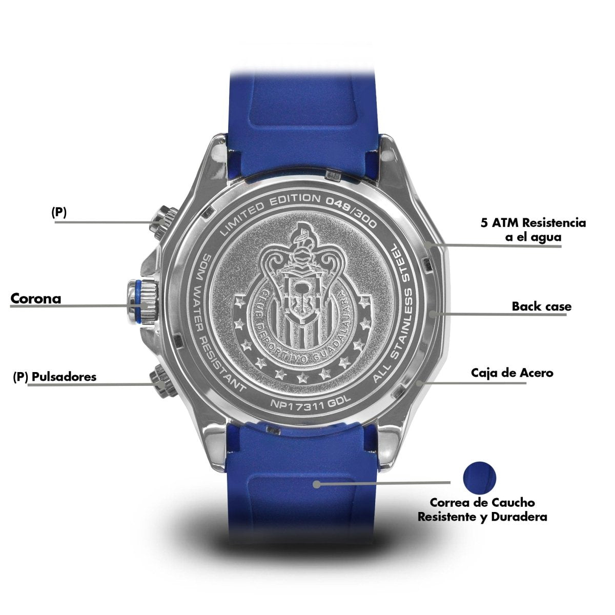 Reloj Fan Chivas 106 Caballero - Reloj Nivada Swiss