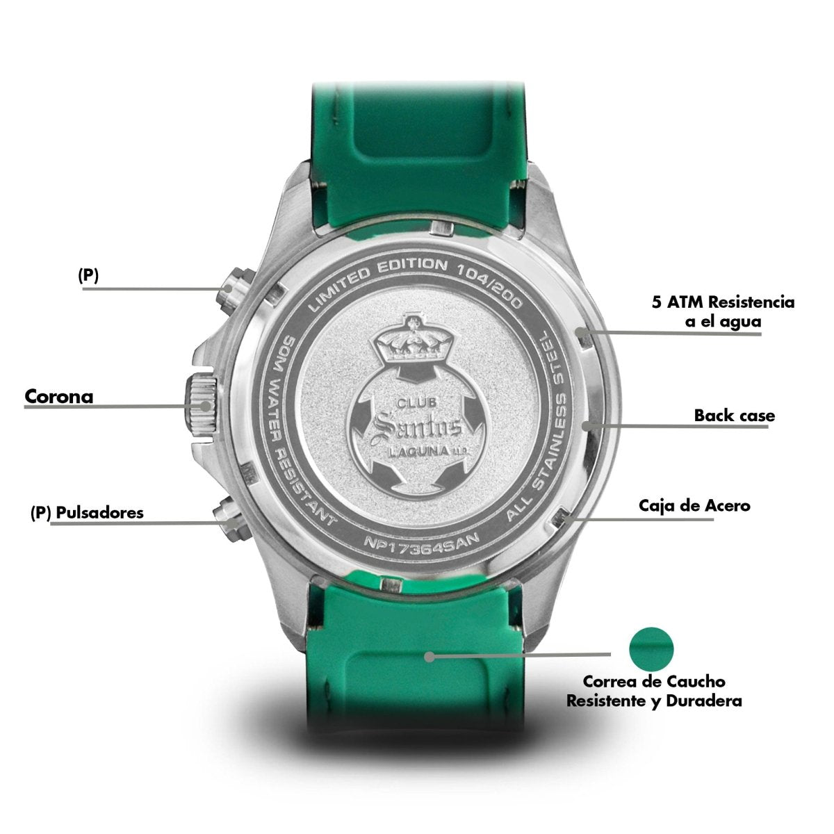 Reloj Fan Santos 117 Caballero - Reloj Nivada Swiss