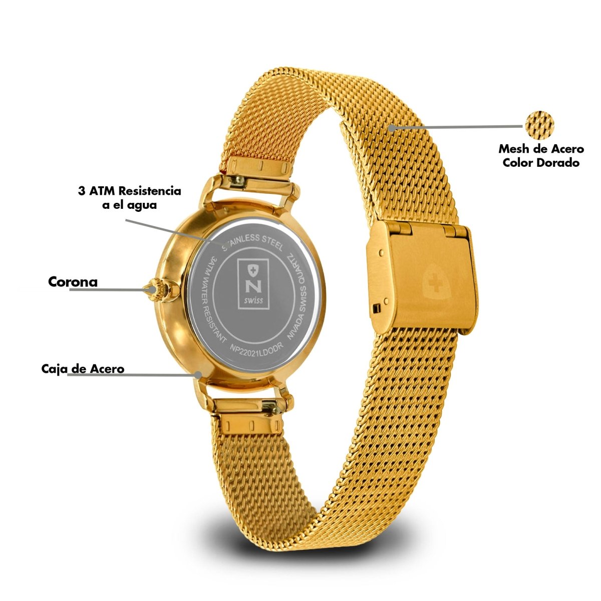 Reloj Fashion 107 Dama - Reloj Nivada Swiss