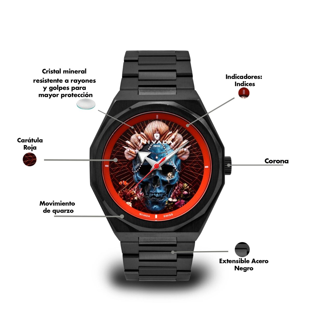 Reloj Huichol 101 Dama - Reloj Nivada Swiss