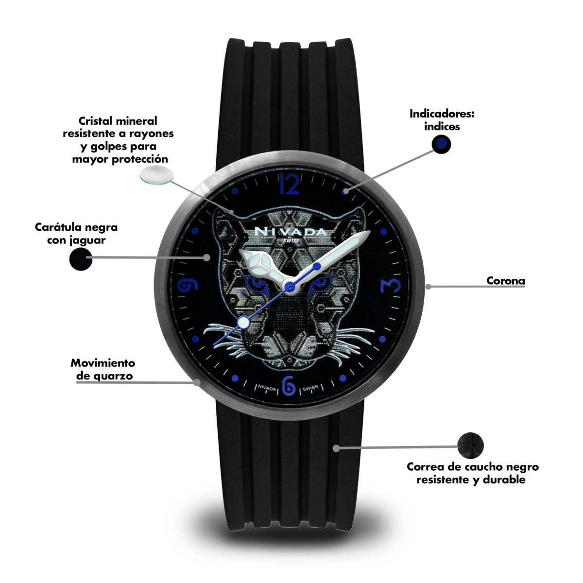 Reloj Huichol 104 Caballero - Reloj Nivada Swiss