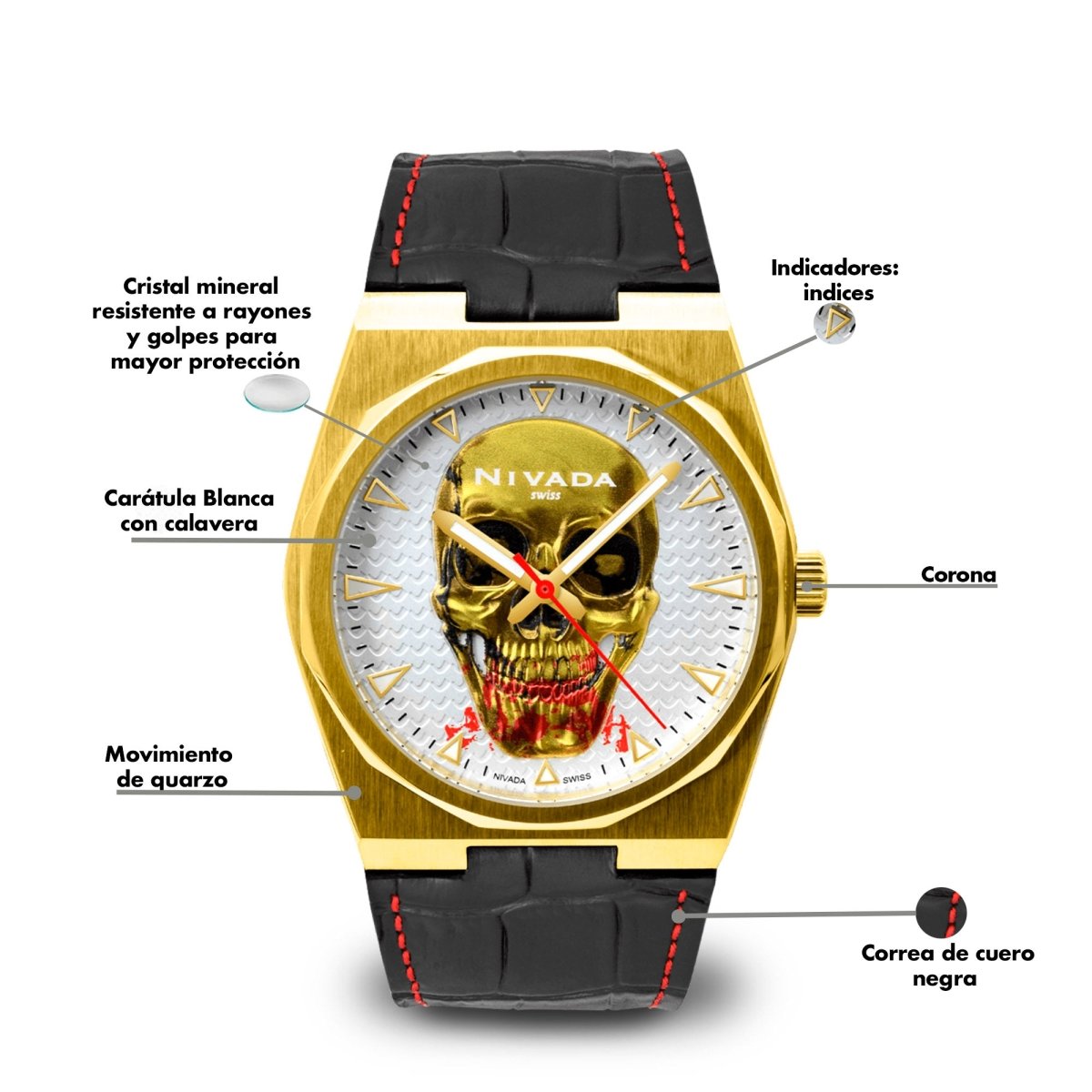 Reloj Huichol 116 Caballero - Reloj Nivada Swiss