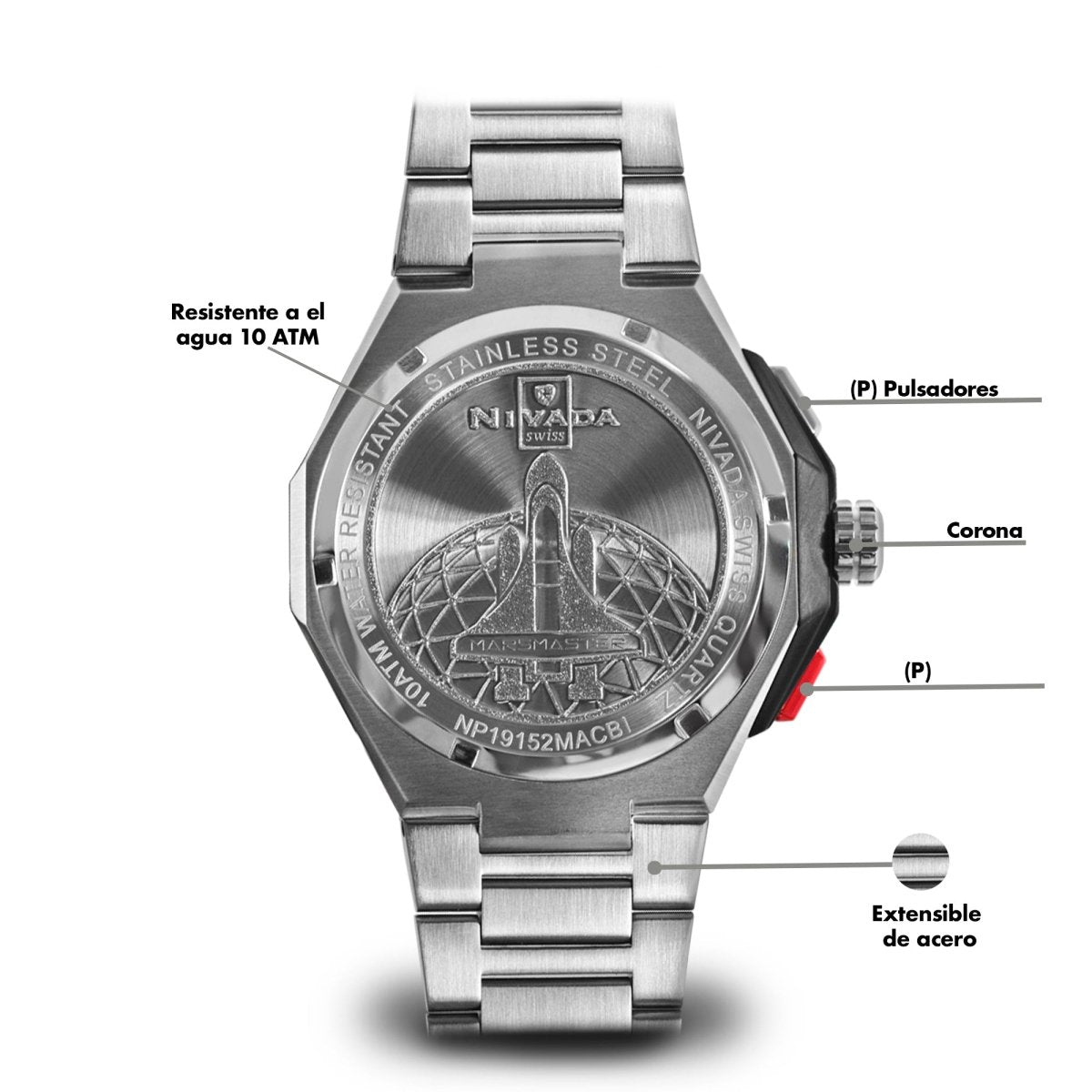 Reloj Marsmaster 102 Caballero - Reloj Nivada Swiss