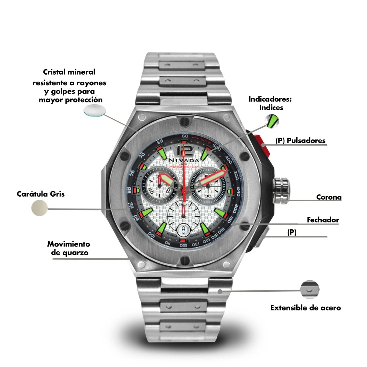 Reloj Marsmaster 102 Caballero - Reloj Nivada Swiss