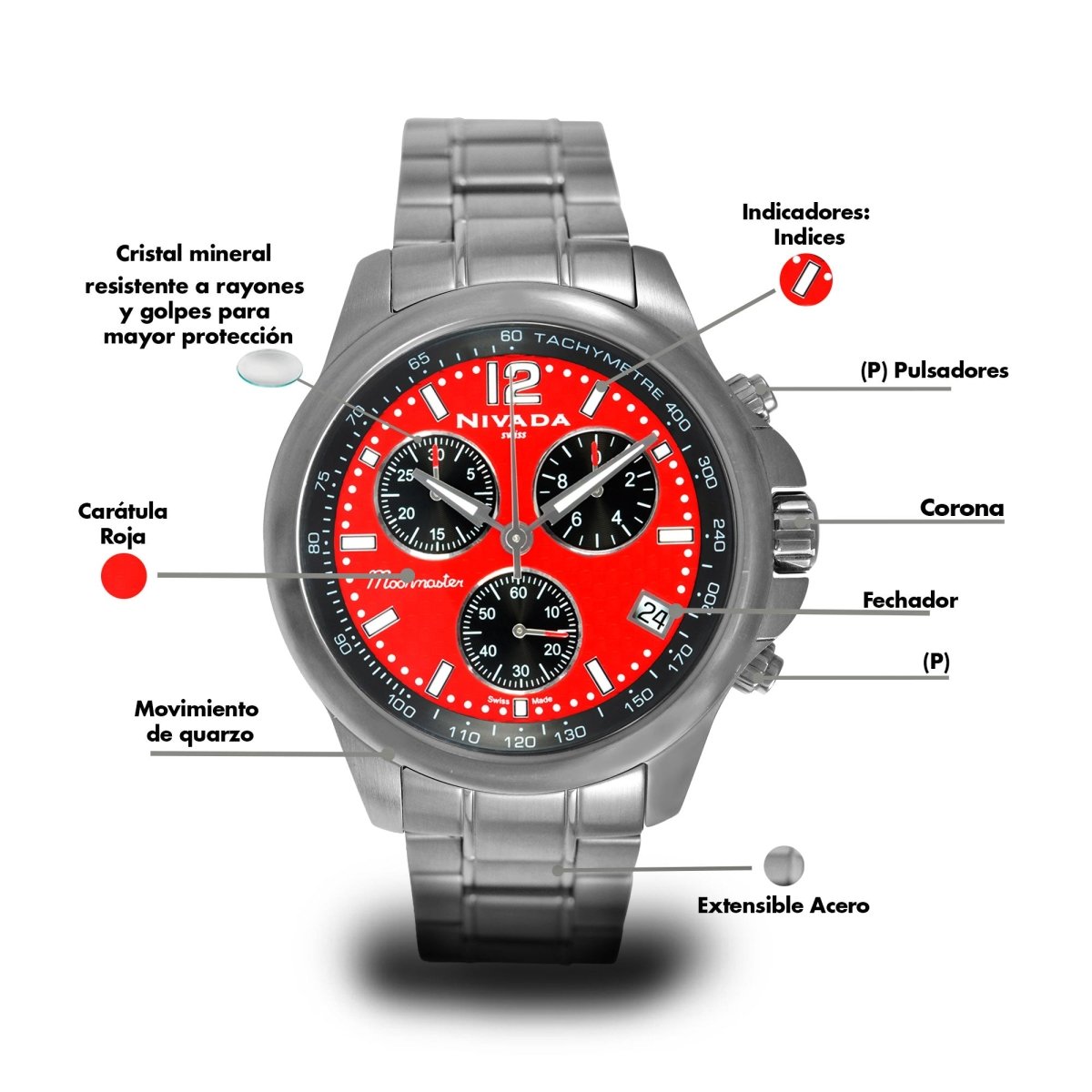 Reloj Moonmaster 151 Caballero - Reloj Nivada Swiss