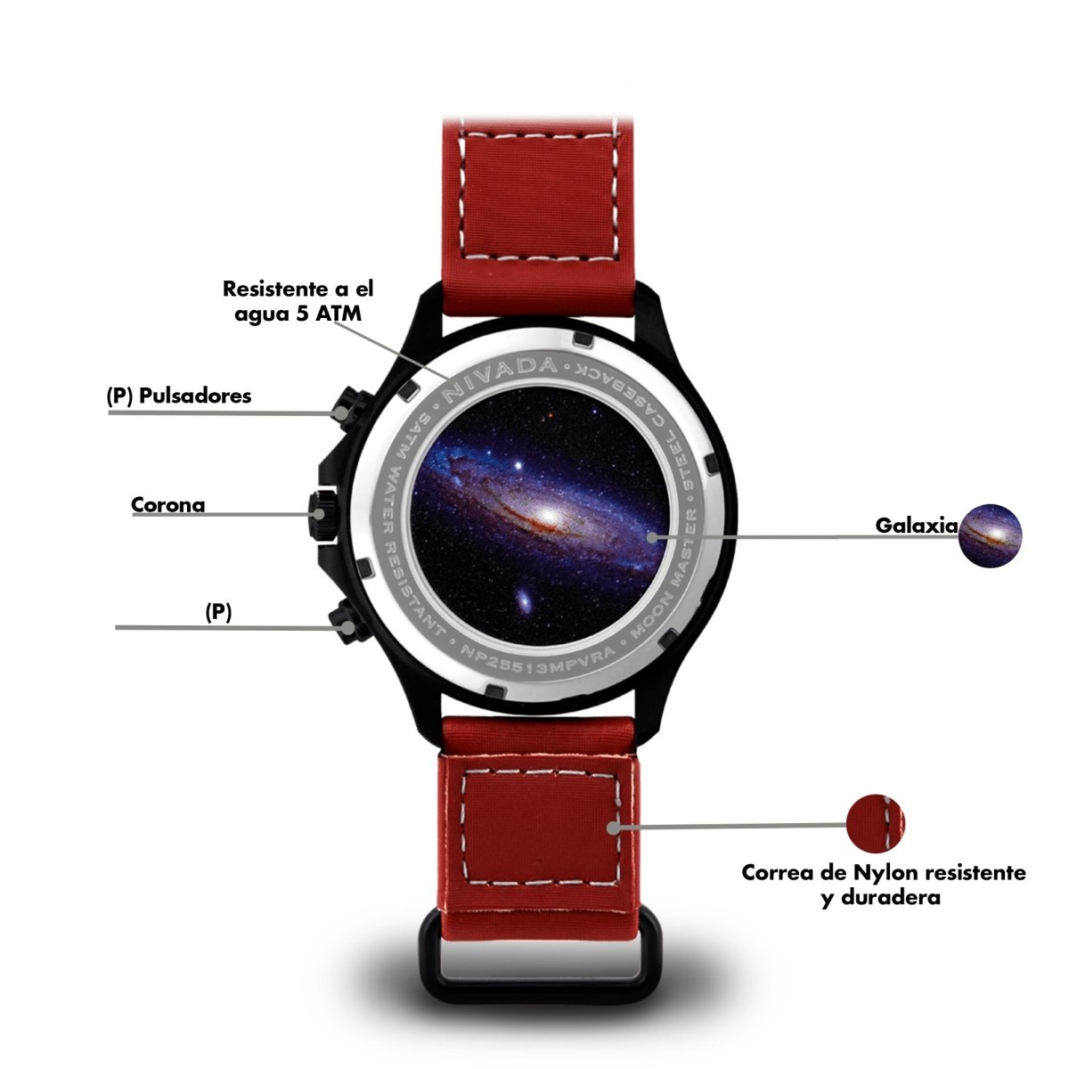 Reloj Moonmaster Ceramica 112 Caballero - Reloj Nivada Swiss