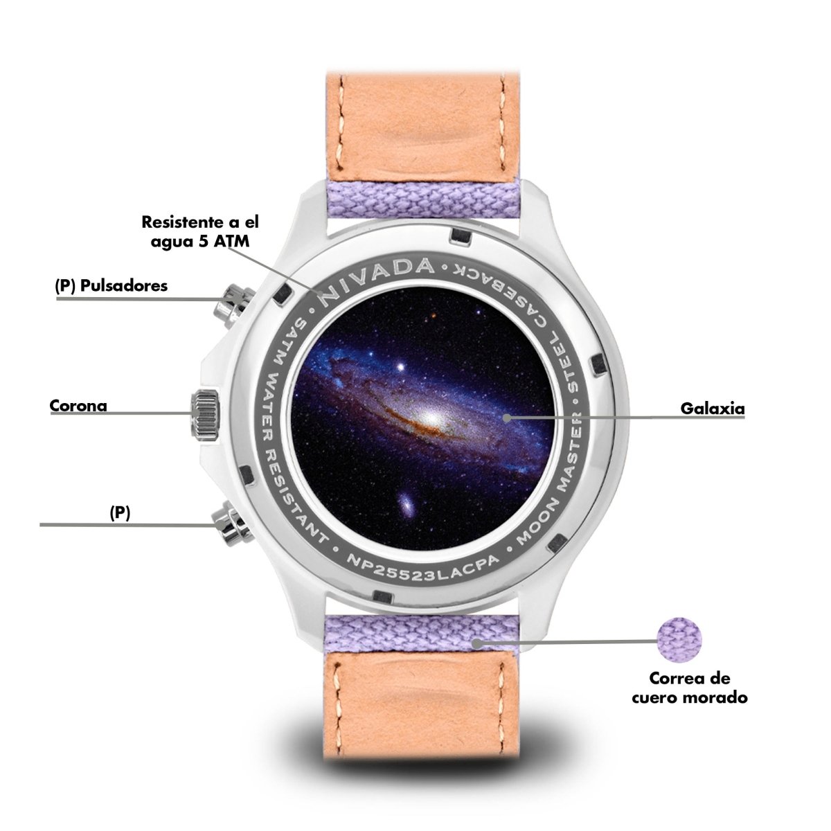 Reloj Moonmaster Ceramica 121 Dama - Reloj Nivada Swiss