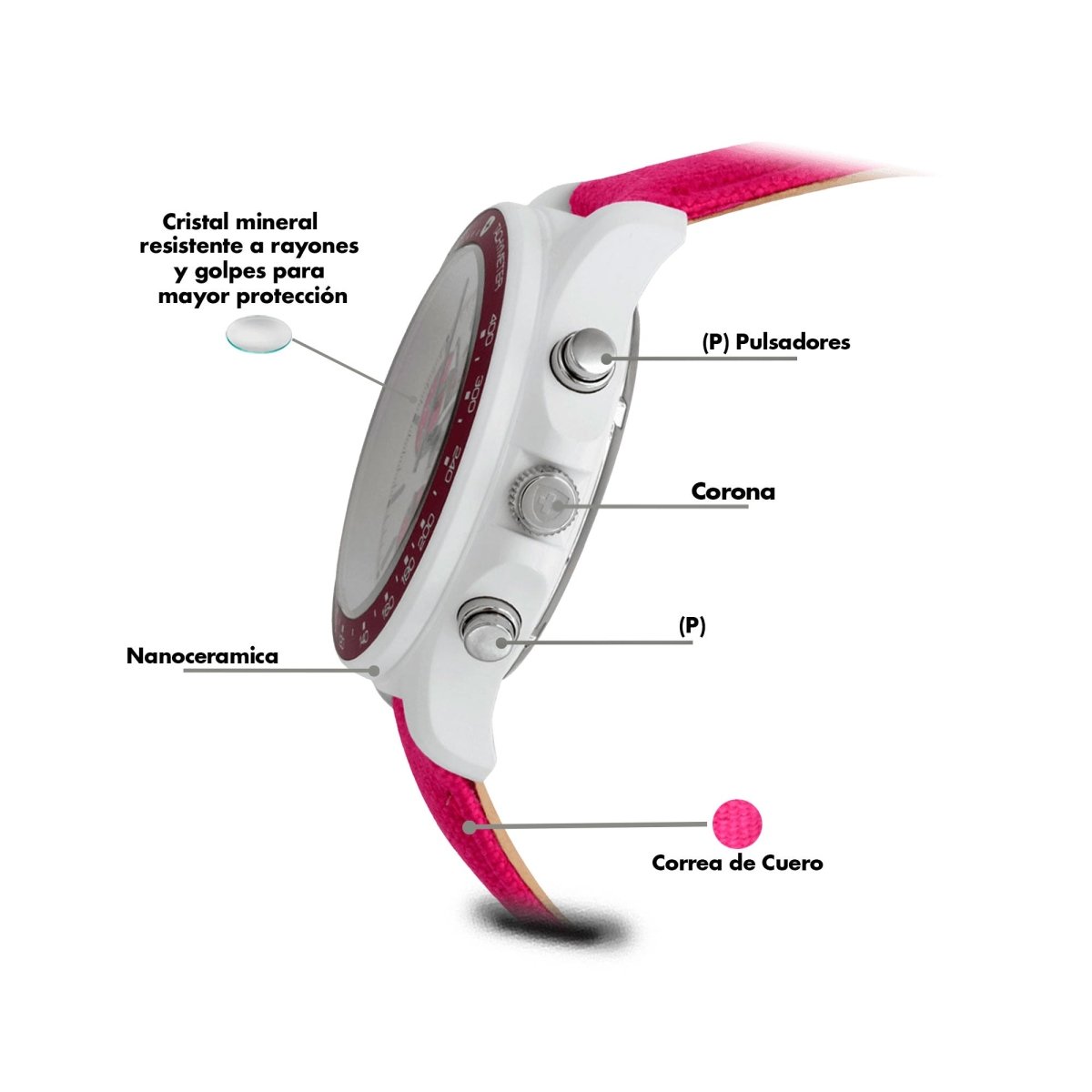 Reloj Moonmaster Ceramica 122 Dama - Reloj Nivada Swiss