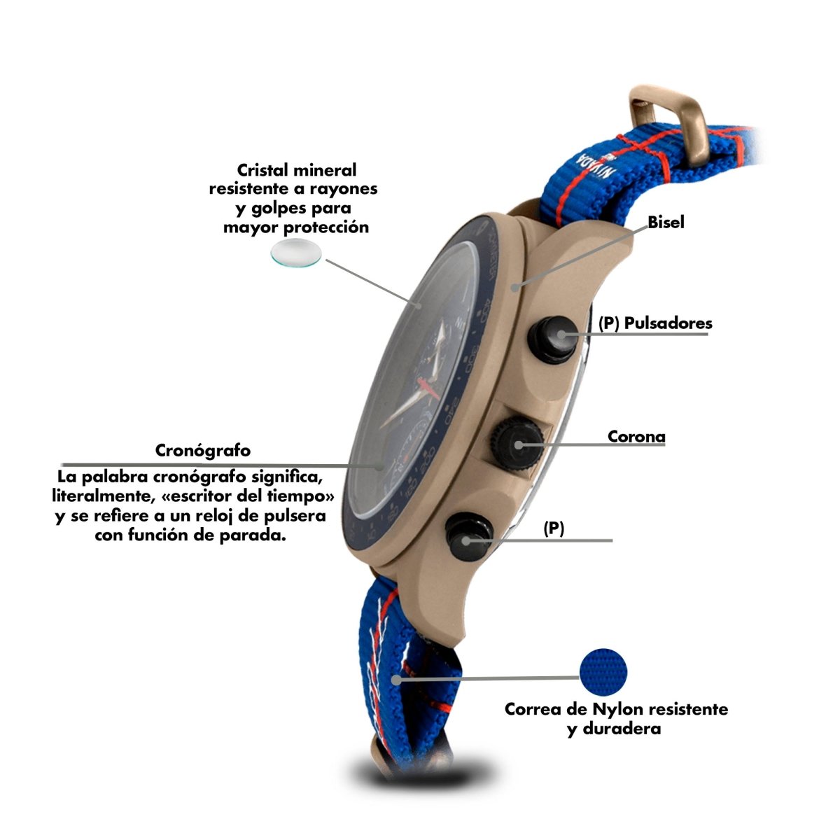 Reloj Moonmaster Ceramica 129 Caballero - Reloj Nivada Swiss