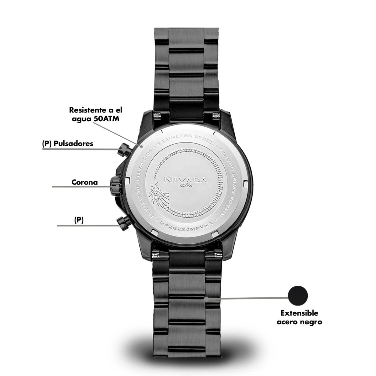 Reloj Moonmaster L Imperiale 101 Caballero - Reloj Nivada Swiss