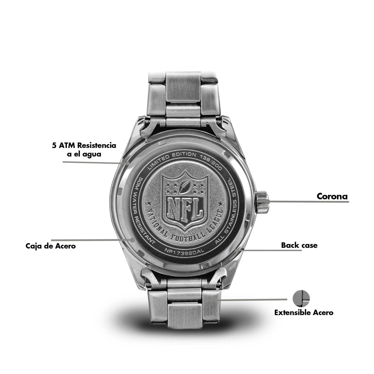 Reloj NFL 106 Caballero - Reloj Nivada Swiss