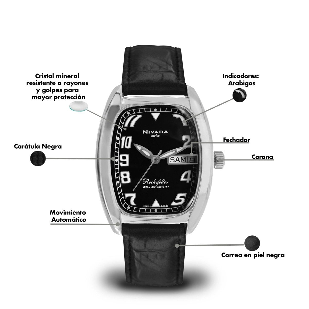 Reloj Rockefeller 112 Caballero - Reloj Nivada Swiss