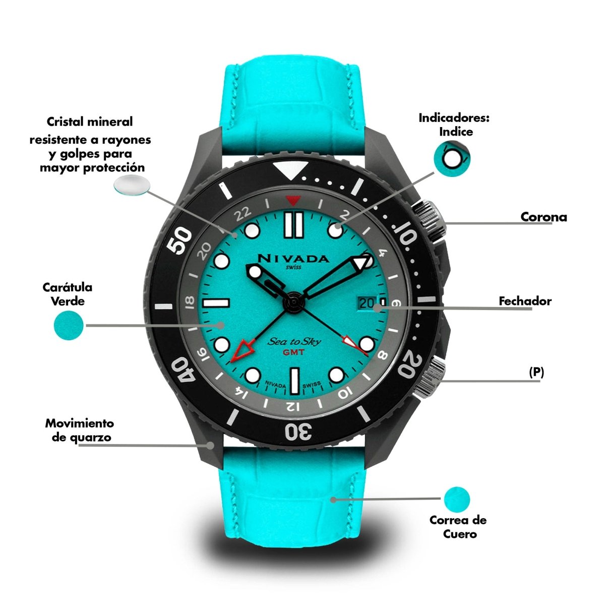 Reloj Sea To Sky 107 Caballero - Reloj Nivada Swiss
