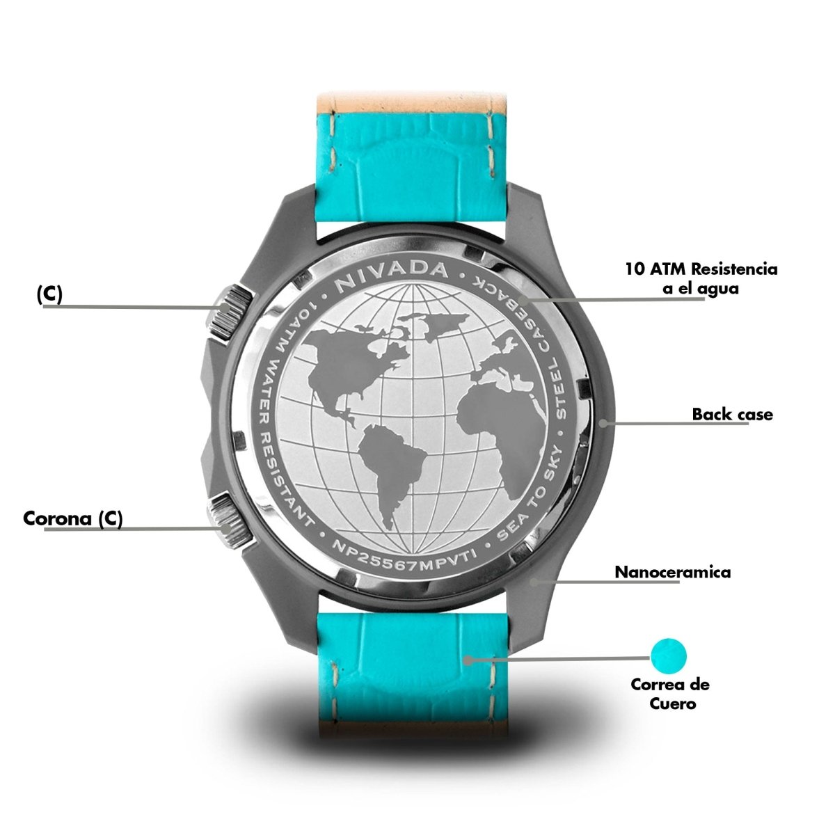 Reloj Sea To Sky 107 Caballero - Reloj Nivada Swiss
