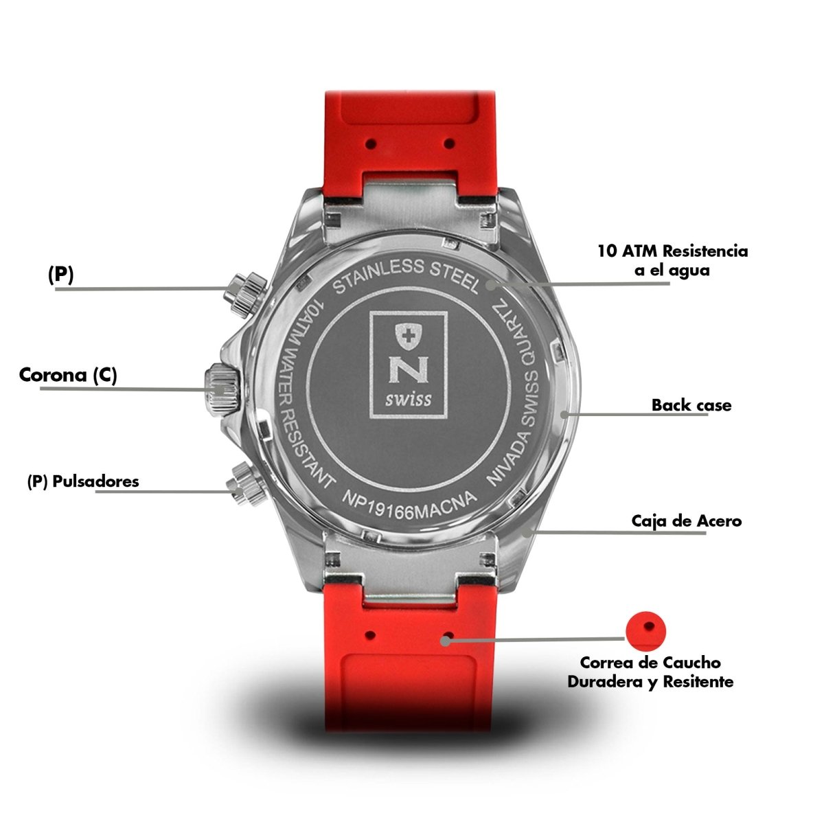 Reloj Skymaster 116 Caballero - Reloj Nivada Swiss