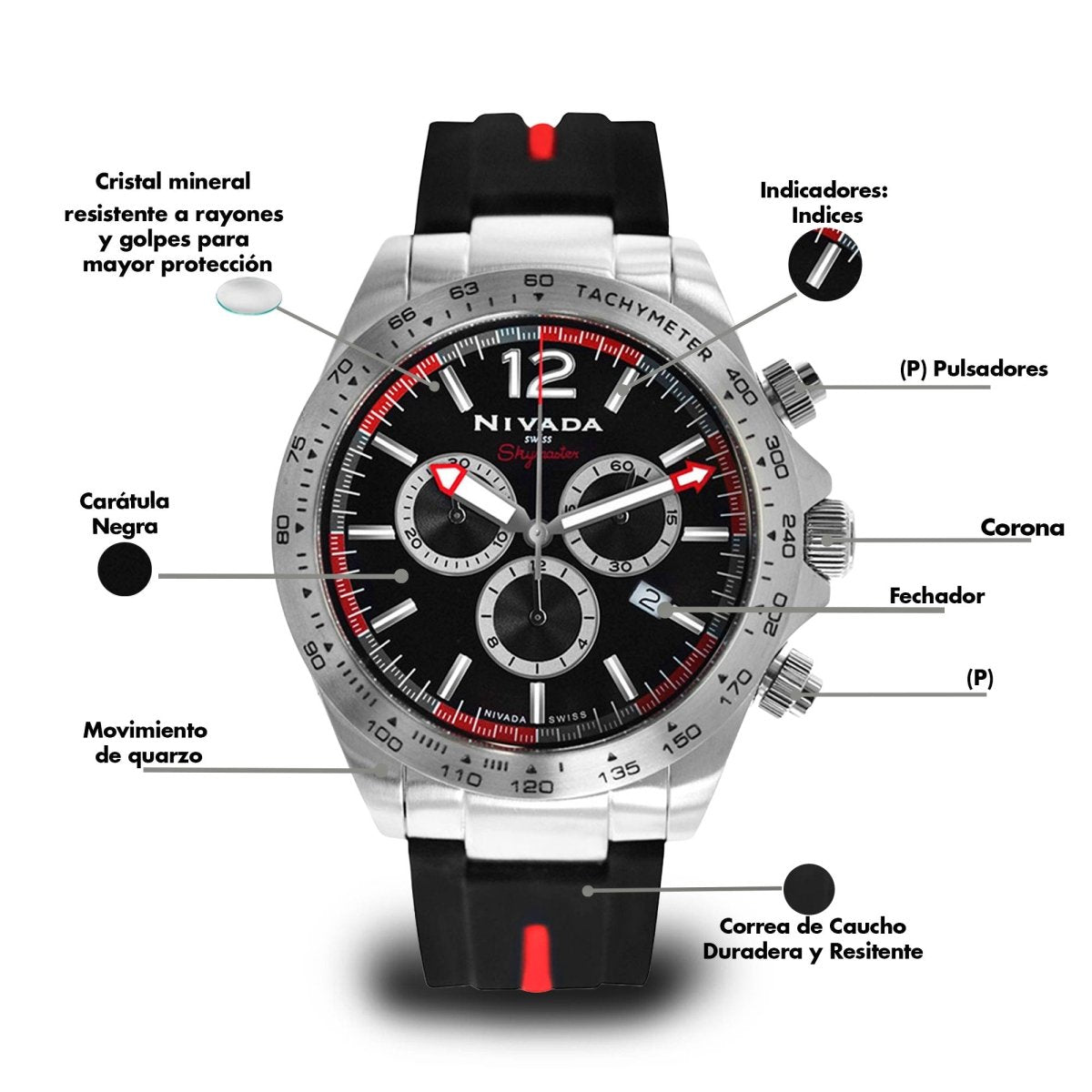 Reloj Skymaster 116 Caballero - Reloj Nivada Swiss