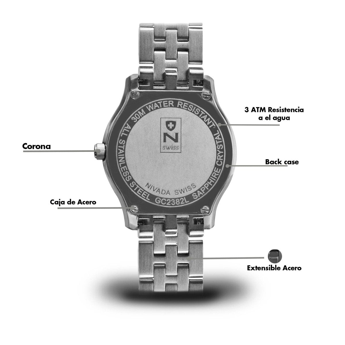Reloj Super Slim 118 Dama - Reloj Nivada Swiss
