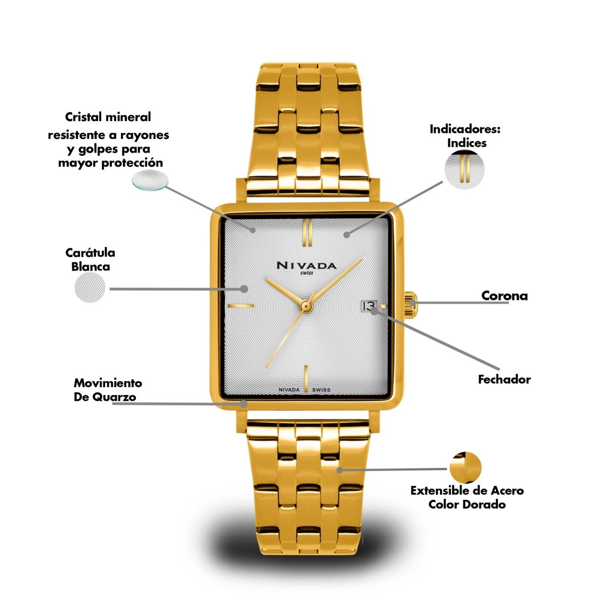 Reloj Time Is Mine 101 Dama - Reloj Nivada Swiss