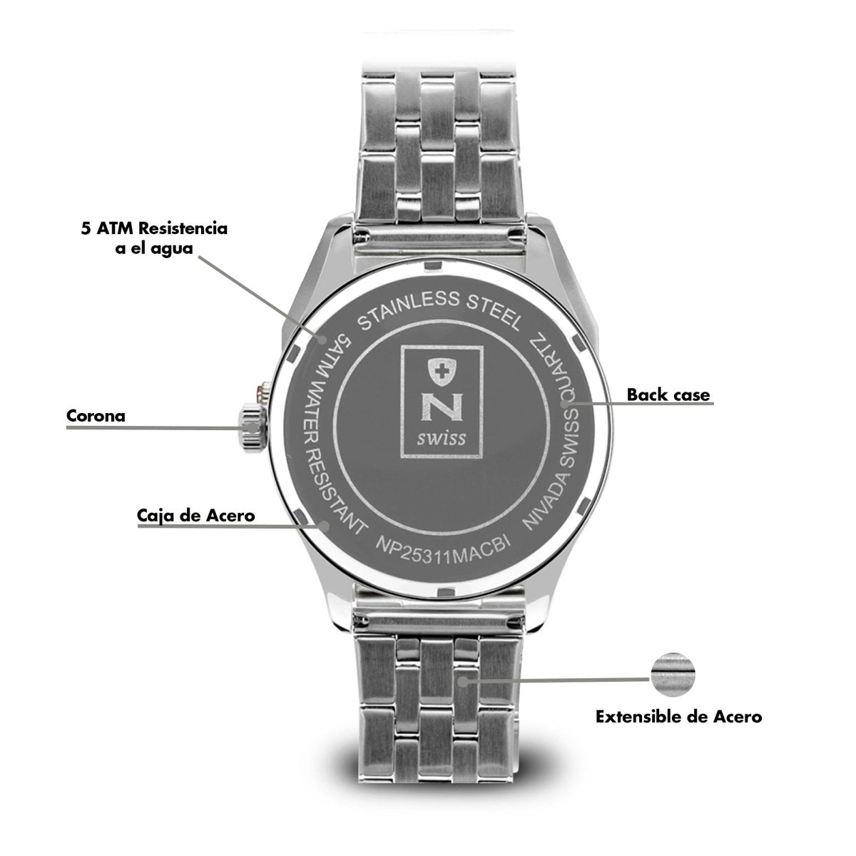 Reloj Time Is Mine 109 Caballero - Reloj Nivada Swiss