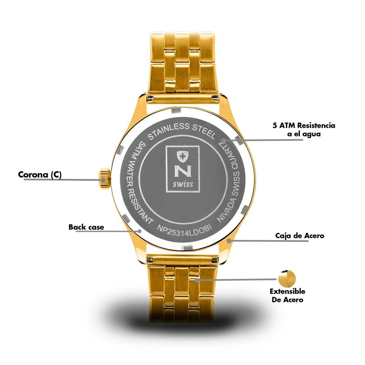 Reloj Time Is Mine 112 Dama - Reloj Nivada Swiss