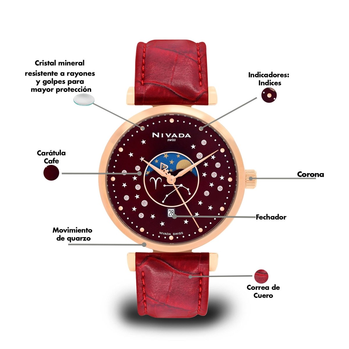 Reloj Zodiaco 100 Caballero - Reloj Nivada Swiss