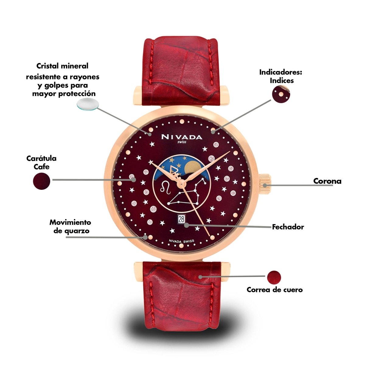 Reloj Zodiaco 101 Dama - Reloj Nivada Swiss